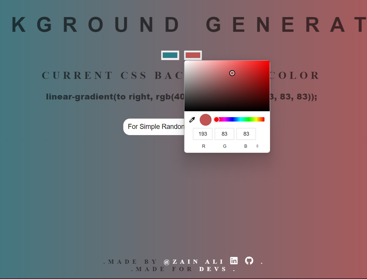 Background Generator